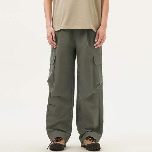 gxg.jeans男装 绿色大口袋设计休闲时尚长裤工装裤男 25年春热卖 商品图1