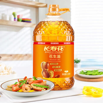 长寿花【保真花生油】压榨一级花生油6.18L 食用油 /粮油调味 /食用油 /花生油 商品图0