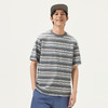 gxg.jeans男装 双色撞色条纹宽松时尚美式圆领短袖T恤男 25夏热卖 商品缩略图1
