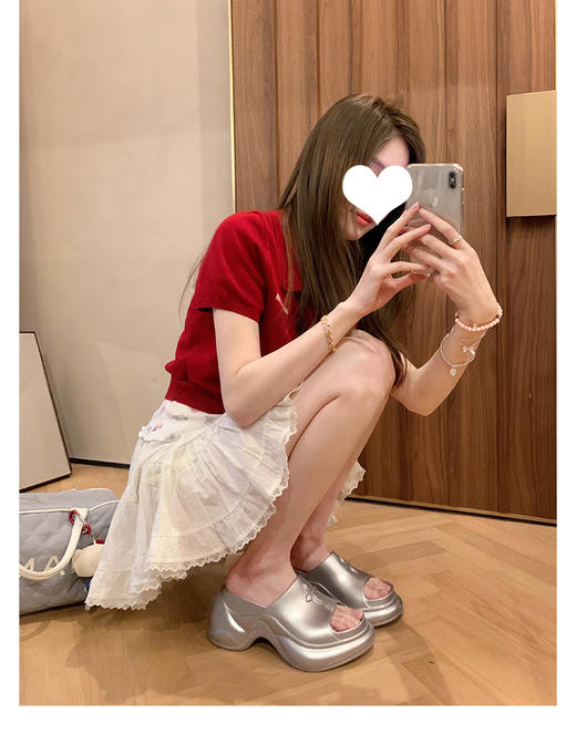 增高9cm巨显瘦显腿长‼️火爆全网了🔥【足弓美腿拖鞋】上脚又酷又辣的❗❗✅这很难不爱呀❤ 商品图6