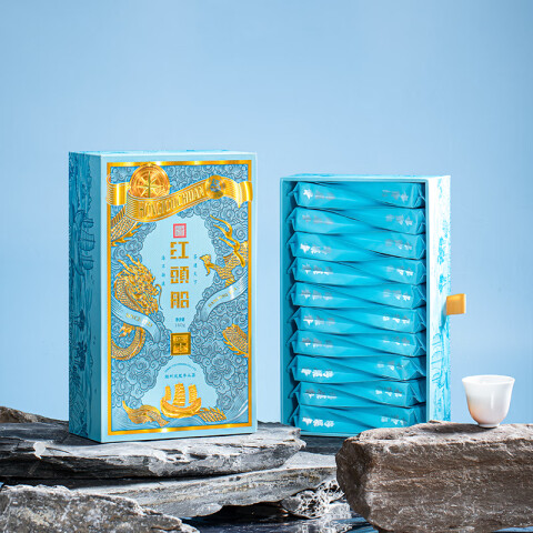 【香气馥郁】樟林红头船单丛系列一帆风顺（蓝金龙）鸭屎香 蓝金色