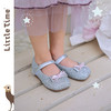 littletime女童皮鞋2025春新款儿童洋气时尚蝴蝶结亮钻闪公主鞋 商品缩略图1