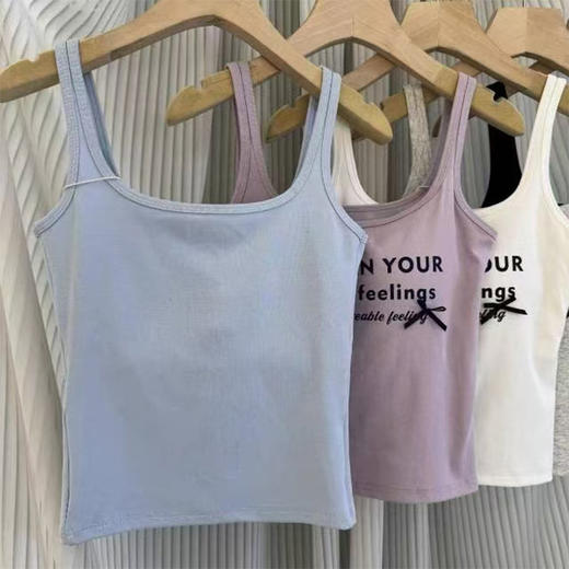 纪念日百货印花蝴蝶结背心女式吊带162745136 商品图1