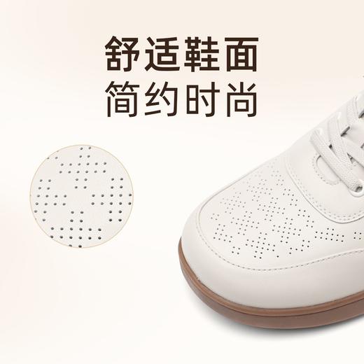 信诺妈妈鞋2025新款夏季真皮舒适软底透气中老年单鞋运动休闲鞋女5C2023-11T 商品图1