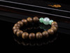 XY0330沉香+翡翠三和手串 商品缩略图5