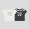 GOODBAI athletic GB logo印花拼接星星圆领紧身短款飞袖T恤 商品缩略图1