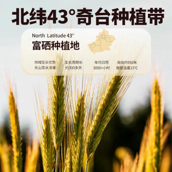 腰站子 新疆奇台富硒面粉20斤中强筋小麦通用粉大包装源头直发包邮 /粮油调味 /面粉 /通用粉 商品图2