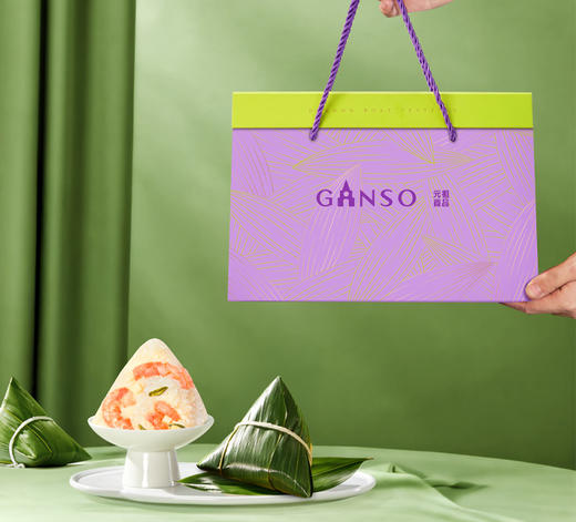 元祖 龙井虾仁粽礼盒端午粽子礼盒 商品图3