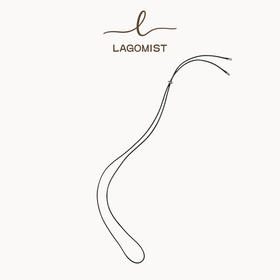 【Lagomist】拿铁系列 | 金/银咖啡豆黑皮绳