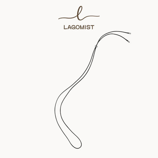 【Lagomist】拿铁系列 | 金/银咖啡豆黑皮绳 商品图0