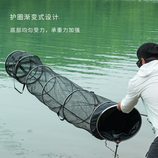 空钩悟道新款螺旋鱼护圆形硅胶防挂新型鲫鱼渔护快速取鱼野钓专用 商品图4