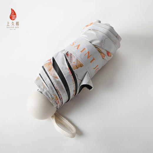 SAINTJOY/上久楷礼盒  蝶花曦黄色 发带SPS24F10  伞SPS24L14 真丝方巾FJS24047 商品图13