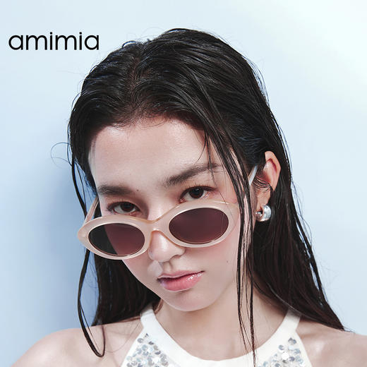 【单向好物推荐 】amimia·Nuts小坚果复古椭圆窄框墨镜 商品图2