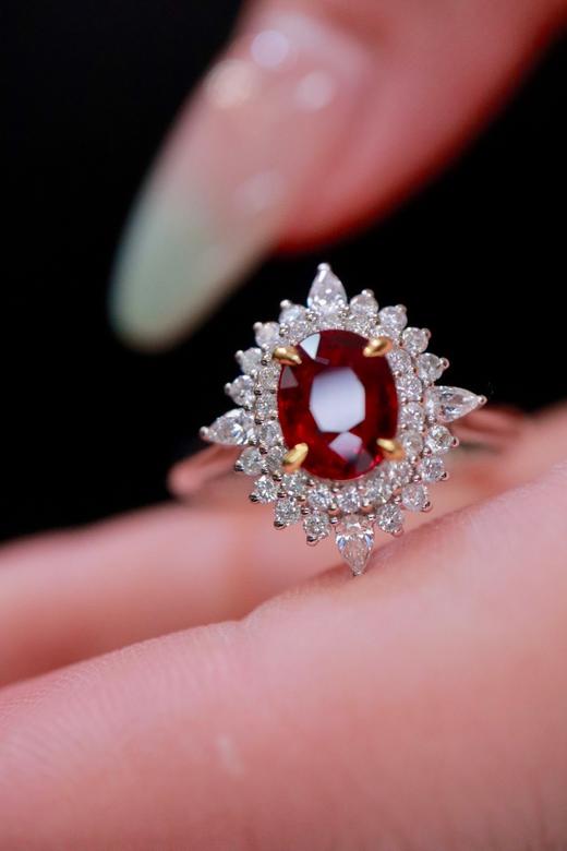 1.03ct刻面红宝石戒指 商品图3