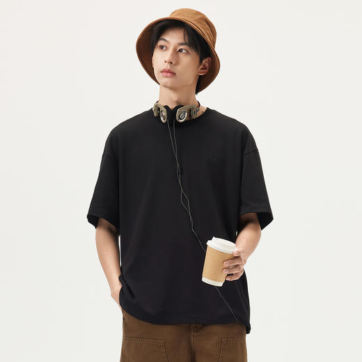 gxg.jeans男装 多色基础休闲简约宽松短袖T恤男士 25年夏热卖 商品图2