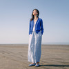 绽放289朵/【入蓝系列】复古文艺花边棉麻开襟针织外套防晒开衫女 商品缩略图2