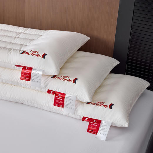 自然醒A类全棉三防双人长枕头助睡眠情侣长款一体长条枕防水油污枕芯护颈椎双层纱长枕套 XK 商品图2