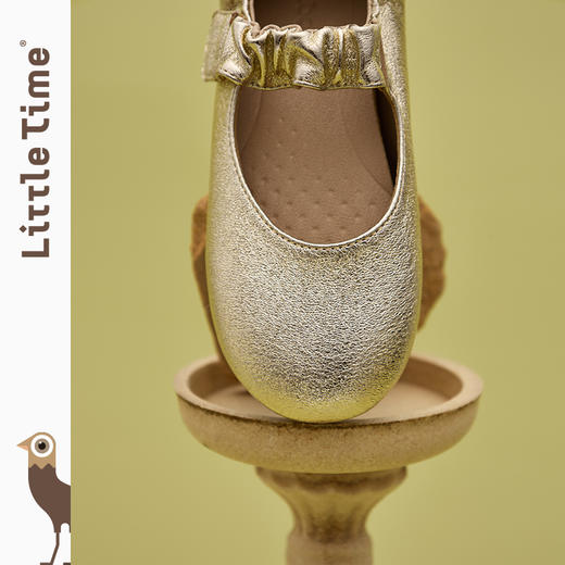 littletime女童鞋25春新款儿童洋气时尚百搭玛丽珍鞋芭蕾舞鞋真皮 商品图3