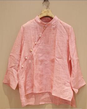 【线上专属】斜襟衬衫Y(24710775檀唇)