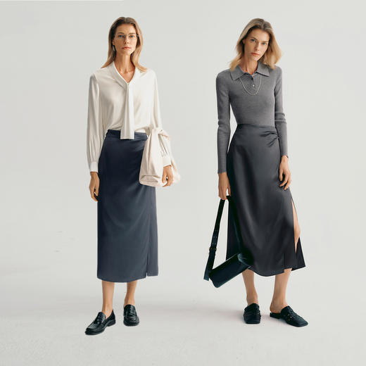 【商场同款】麦檬春秋梭织长裙5F8141811 商品图1