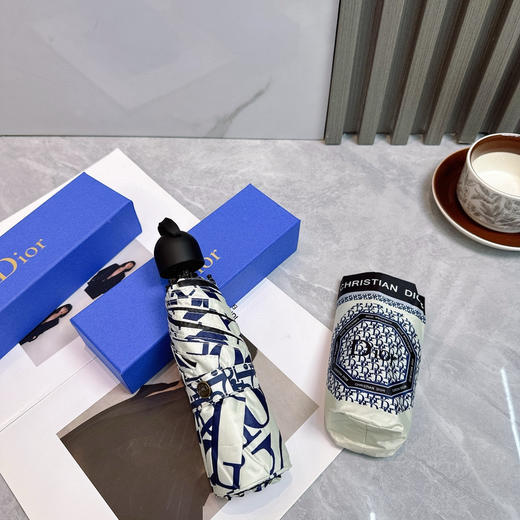 夏季特惠💰220 迪新款老花五折手开晴雨伞 商品图8