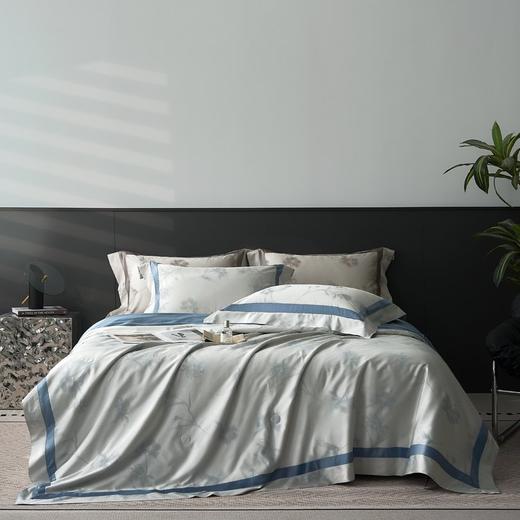 【莱赛尔色织提花可水洗桑蚕丝夏被】 奥地利兰精天丝+长绒棉黄金配比 搭配6A优质双宫桑蚕丝 丝滑亲肤 商品图0