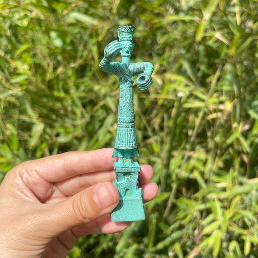 三星堆冰箱贴大立人陶猪纵目面具立体磁吸树脂材质四川旅游纪念品文创礼物 商品图1