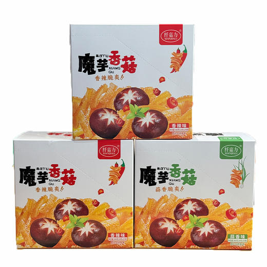 【2盒全国包邮，部分地区除外】纤嘉力 香辣脆爽魔芋香菇 360g/盒（18g*20袋） 商品图0