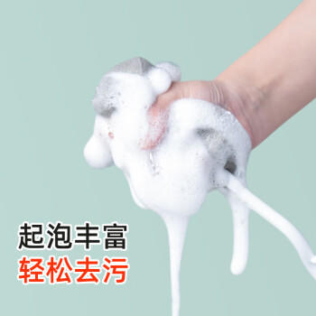 茶花 转动长柄瓶刷海绵洗杯刷清洁刷水杯刷神器保温杯刷颜色随机 商品图2