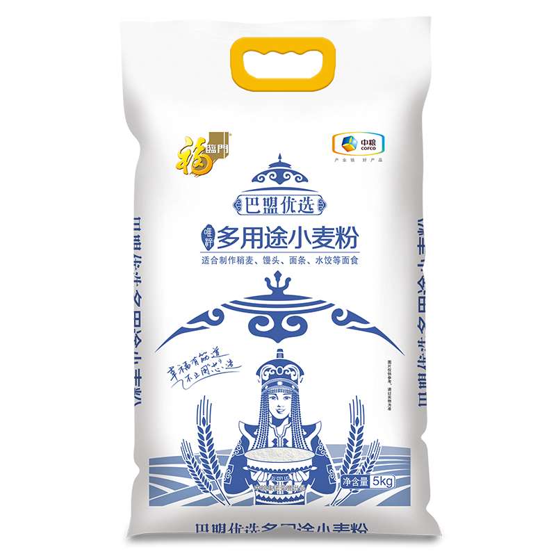 中粮福临门巴盟优选多用途小麦粉5kg