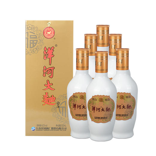 【组合装】52度海之蓝480mLx6瓶整箱装+42度洋河大全福500mLx6整箱装 商品图3