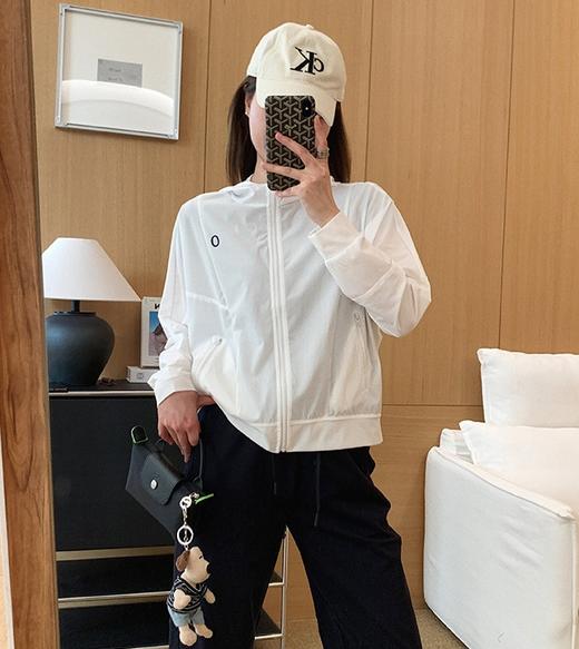 董洁直播间同款小O防晒轻薄速干衫短款宽松休闲上衣 商品图2