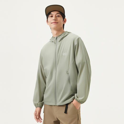 gxg.jeans男装 豆绿色户外宽松轻薄连帽夹克外套男 25年夏季热卖 商品图1