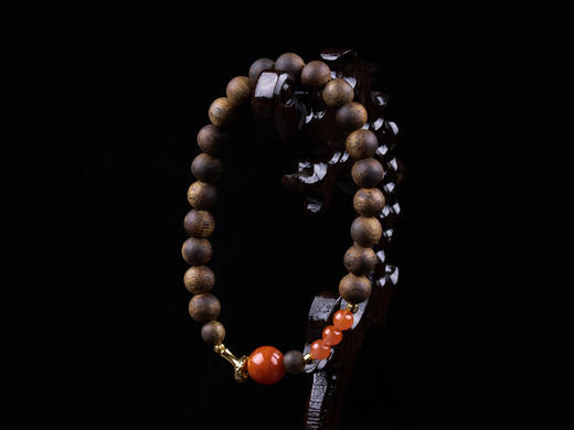 XY0334沉香+南红个性穿搭手串 商品图8