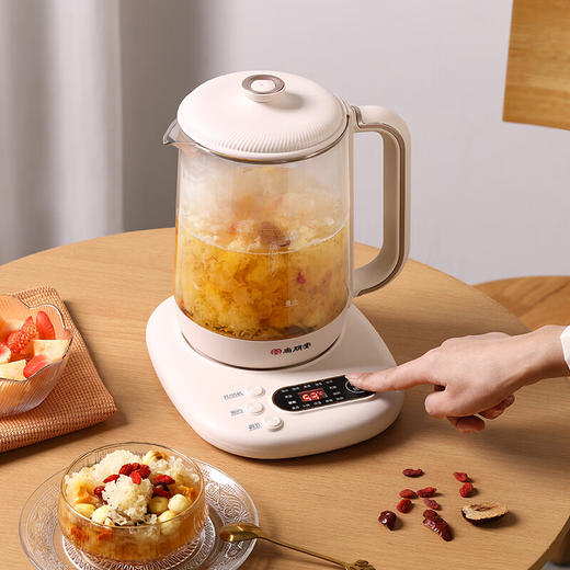 【多样屋专柜】尚朋堂养生壶家用办公室多功能烧水保温煮茶器云峰白1.8L 商品图0