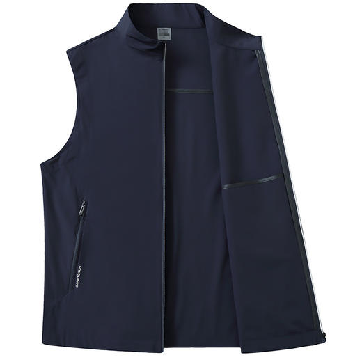 【防晒马甲】【DWN】大依优型大码立领马甲外套皮肤衣防晒外套坎肩加肥加大码上衣薄款 商品图5