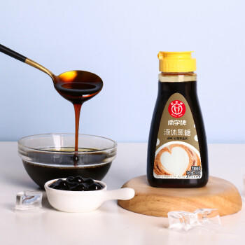 南字牌液体黑糖糖浆 家用珍珠奶茶咖啡冲饮调味 烘焙糖浆瓶装270克 /粮油调味 /调味品 /糖 商品图1
