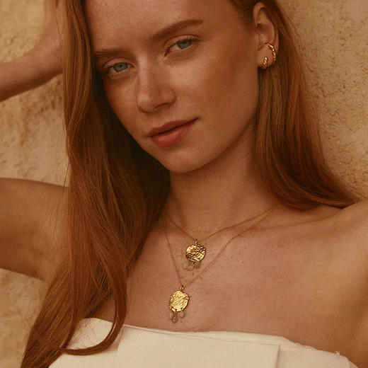 在途4周到｜Agapee-Analia-金色 不规则 耳环［法国设计师］ 商品图4