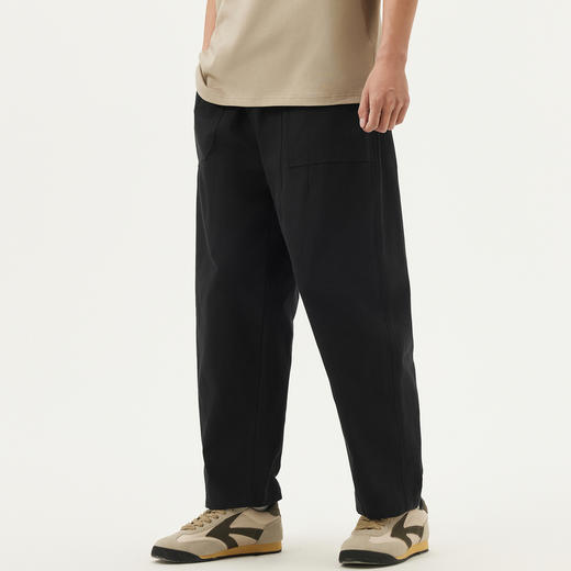 gxg.jeans男装 黑色时尚宽松工装休闲长裤弯刀裤男生 25年春热卖 商品图2