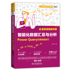 智能化数据汇总与分析：Power Query应用技能技巧（案例视频精华版）