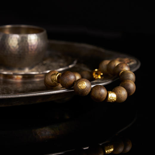 六字箴言沉香手串 商品图2