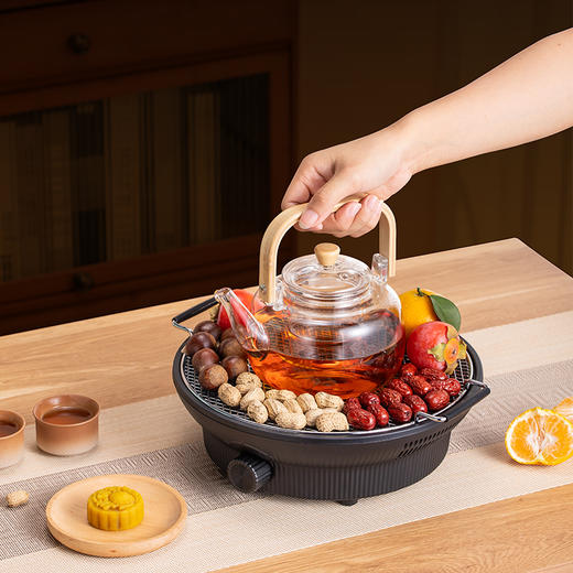 山水（SANSUI）电陶炉(煮茶围炉带玻璃壶、烤网)ST-20HG14 商品图3