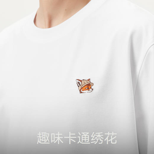 gxg.jeans男装  多色卡通刺绣简约宽松圆领短袖T恤男 25年夏热卖 商品图4