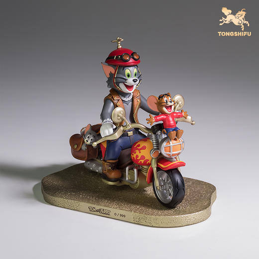 铜师傅 正版授权《猫和老鼠》AF款 限量手办桌面铜摆件家居工艺品 商品图1