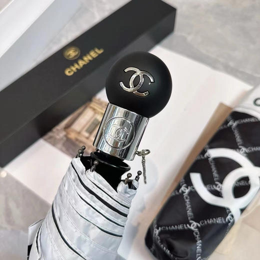 夏季特惠💰230 香奈儿 夏季新款 全自动折叠晴雨伞 商品图2