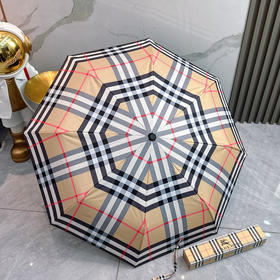 夏季特惠💰220 巴宝莉 夏季新款 手动折叠晴雨伞