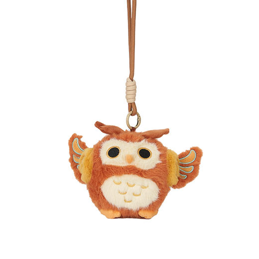 大英博物馆文明古希腊猫头鹰毛绒钥匙扣高端精致高级感女车载香氛挂件 商品图4