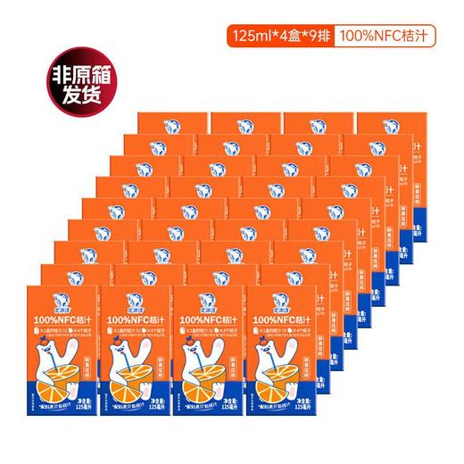 北冰洋100%NFC 桔汁125ml*4 商品图1
