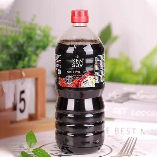 【中欧班列精选】俄罗斯原装进口希恩经典原汁酿造酱油1L大桶家庭实惠装烹饪调味料 商品图3