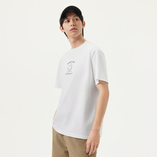 gxg.jeans男装 多色趣味图案简约休闲圆领短袖T恤 25年夏季热卖 商品图2